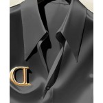 Черна сатенена дамска риза Черна сатенена дамска риза