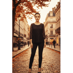 Дамска блуза дантелена