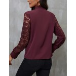 Макси риза цвят бордо