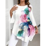 Бяла дамска туника