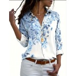 Бяла риза с щампа