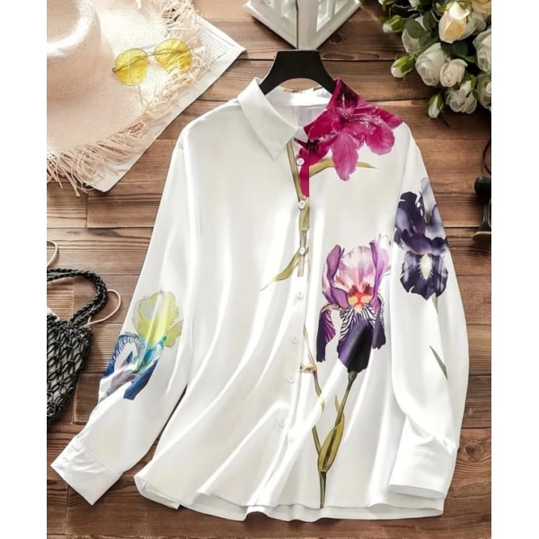 Дамска риза с дълъг ръкав