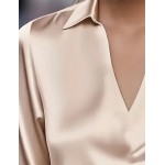 Официална блуза сатен