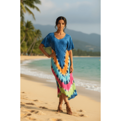Плажна индийска туника-рокля