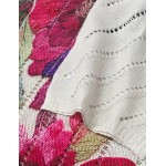 Пролетна блуза с щампа цветя