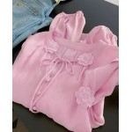 Розова блуза