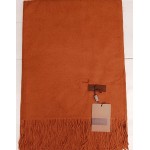 Канелено-кафяв вълнен шал