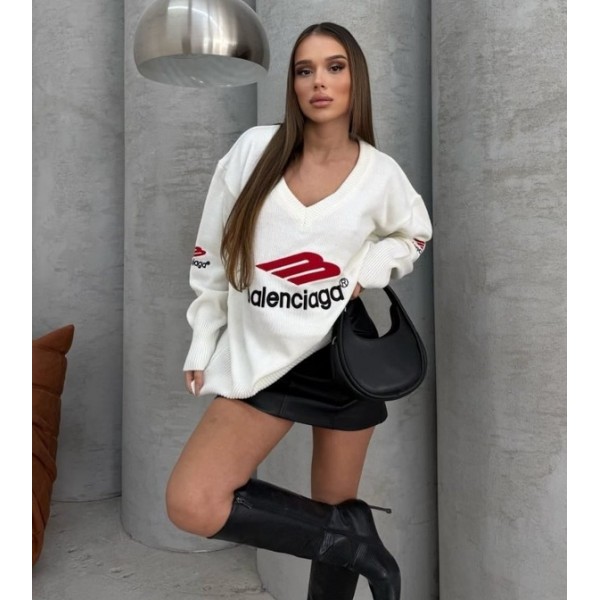 Бял блузон Balenciaga