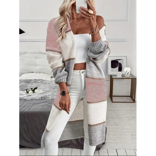 Дълга дамска жилетка Дълга дамска жилетка