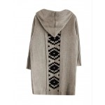 Дълга жилетка с орнаменти