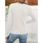 Къса бяла дамска жилетка 