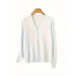 Къса бяла дамска жилетка 