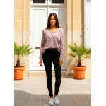 Плетена блуза за есента Плетена блуза за есента