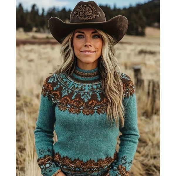 Пуловер в скандинавски стил Пуловер в скандинавски стил