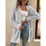 Сива жилетка букле