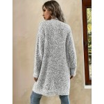 Сива жилетка букле