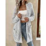 Сива жилетка букле