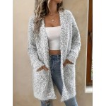 Сива жилетка букле