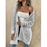 Сива жилетка букле