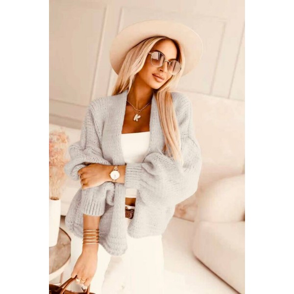 Сива къса жилетка