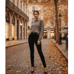 Свободен зимен пуловер