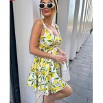 Модерна рокля с лимони