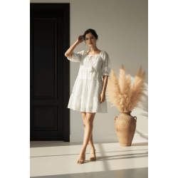 Бохо рокля три-четвърти ръкави