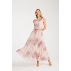 Дълга елегантна рокля от шифон