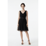 Дамска къса официална рокля 