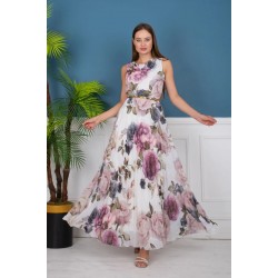 Елегантна рокля със солей