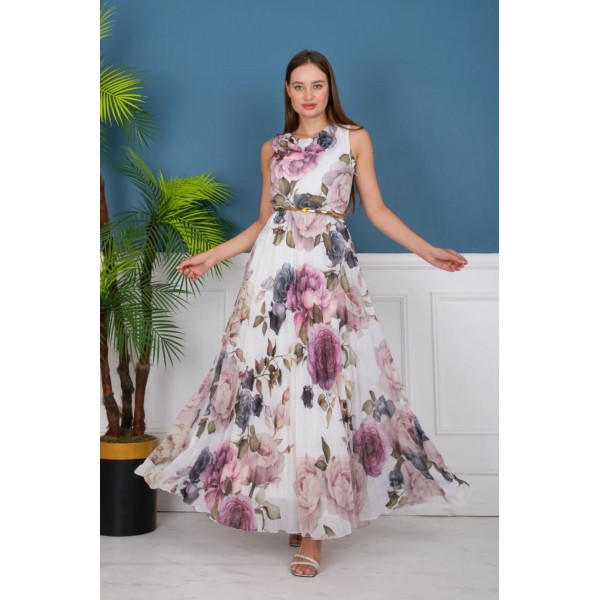 Елегантна рокля със солей