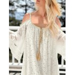 Лятна бохо рокля с отворени рамене