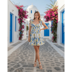 Лятна къса рокля с плохи