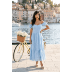 Лятна памучна рокля миди