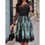 Официална дамска рокля с тюл