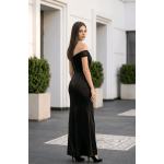 Официална рокля с отворени рамене