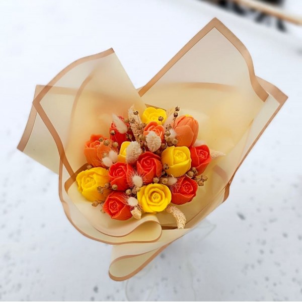 Букет от соеви цветя с аромат