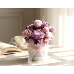 Букет от соеви светя в кутия