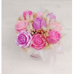 Букет от свещи в кутия