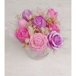 Букет от свещи в кутия