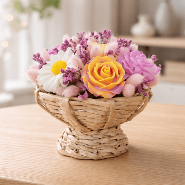 Букет от восъчни цветя 