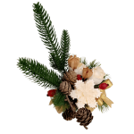 Коледен букет от восъчни цветя