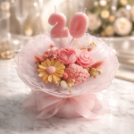 Букет от соеви цветя за рожден ден Букет от соеви цветя за рожден ден