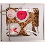 Подаръчна кутия със свещи Подаръчна кутия със свещи