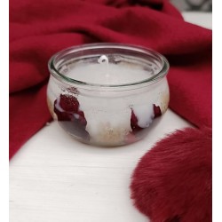 Соева свещ в стъклен съд