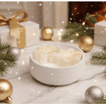 Свещ снежинки в кашпа Свещ снежинки в кашпа