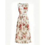 Дълга рокля солей на цветя