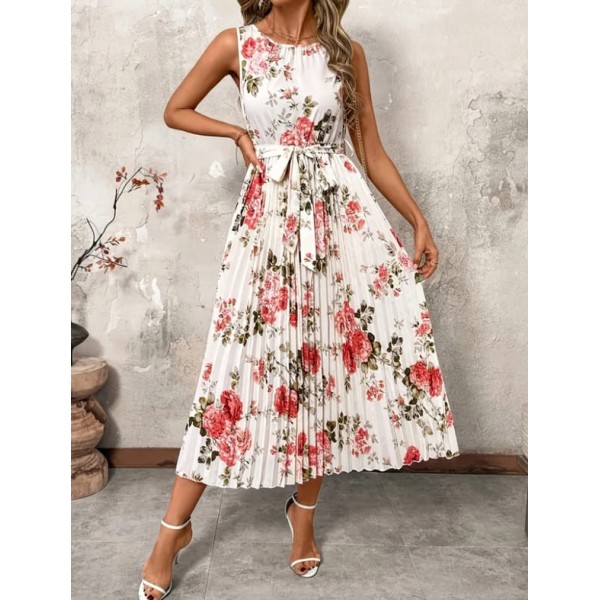 Дълга рокля солей на цветя