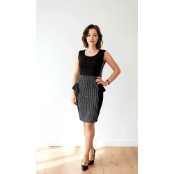 Рокля от трико без ръкав