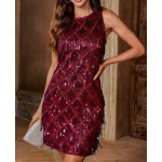 Вечерна рокля с ресни Вечерна рокля с ресни